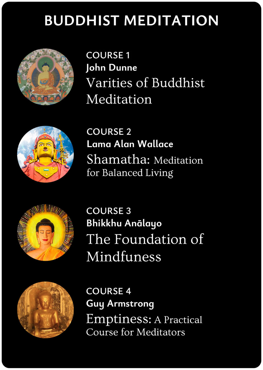 BUDDHIST MEDITATION: A Year In-Depth - The Wisdom Experience